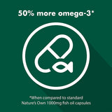 Odourless Fish Oil 1500Mg - Naturally-Derived Omega-3 - Maintains General Health and Wellbeing, Relieves Mild Rheumatic Aches and Pains, 400 Capsules