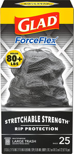 Forceflex Garbage Bags, 25 Count