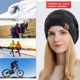 Winter Beanie Hat Men Warm Knit Long Slouch Skull Cap Thermal with Soft Fleece Lining