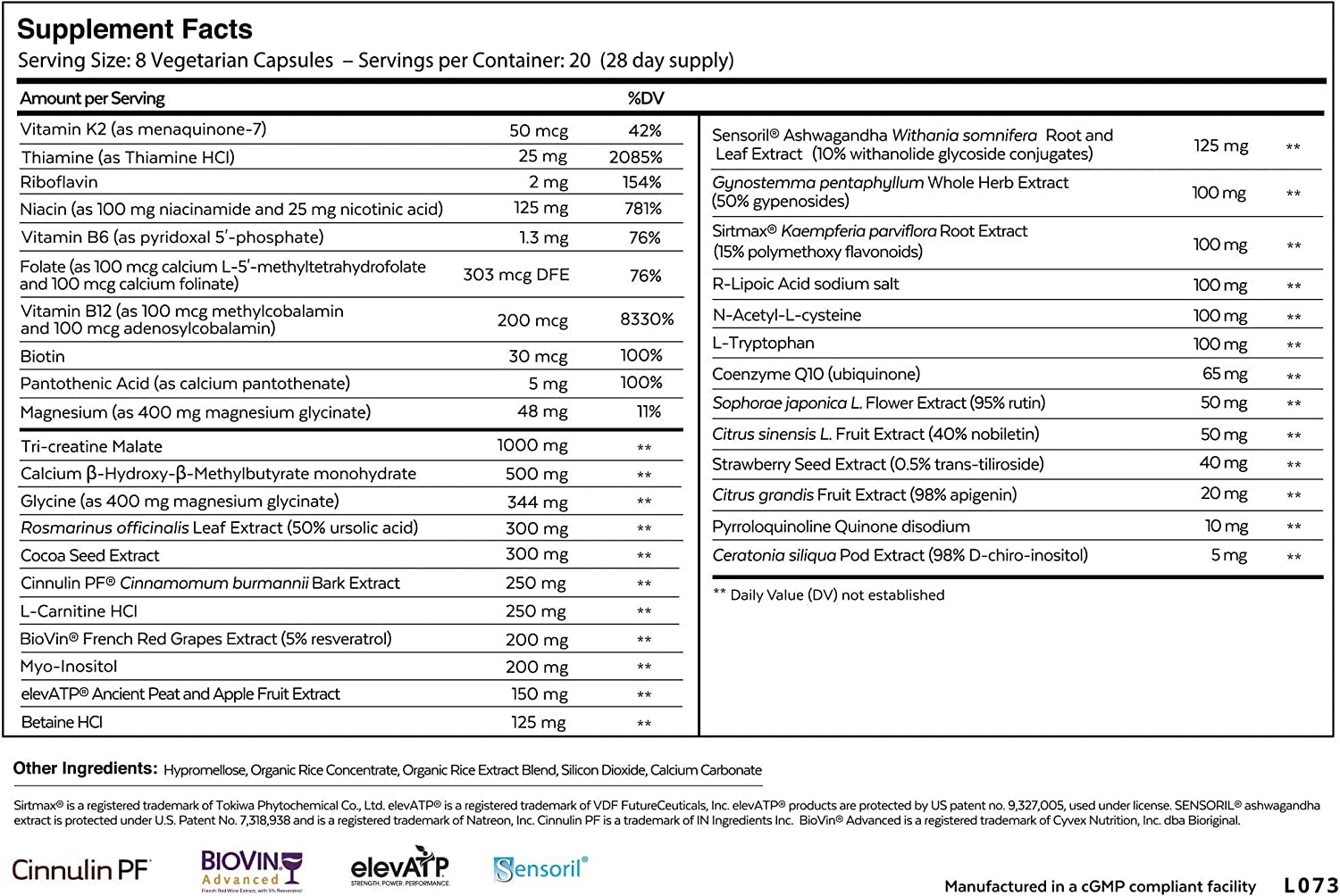 Life - Cell Energy for Optimized Aging & Long-Term Health | NAD Supplement with Niacinamide, Resveratrol, Vitamin B3, Niacin for NAD+ Support (160 Capsules)