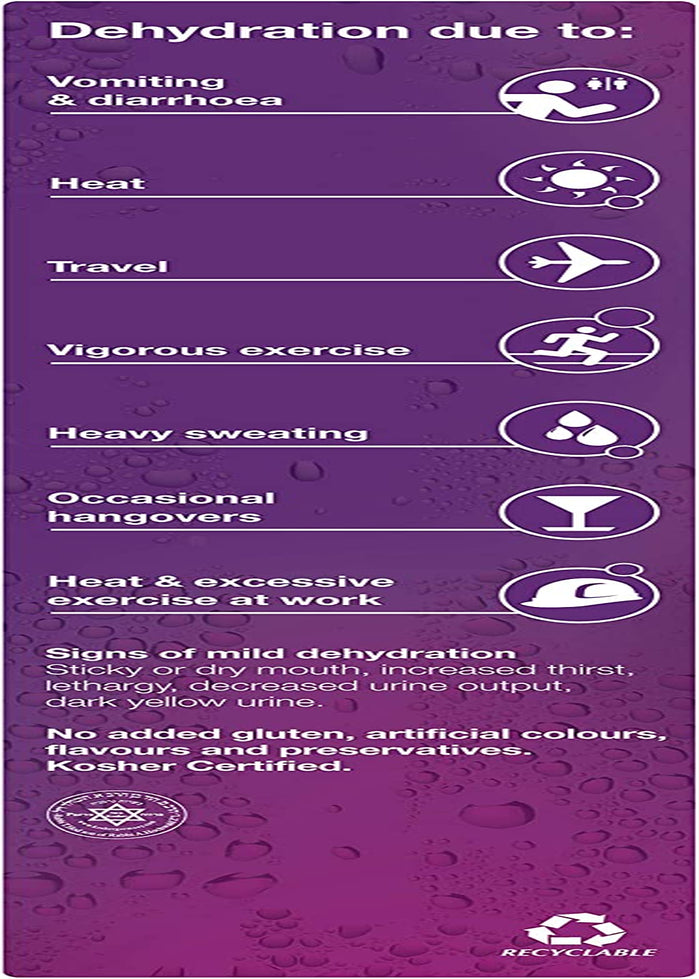 Effervescent Electrolyte Tablets Apple Blackcurrant Flavoured 40 Tablets