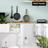 [6 Pack] Bathroom Hardware Set, Heavy Duty SUS 304 Stainless Steel Bath Accessories Set Wall Mount Towel Bar Set, Includes 16/24" Towel Bar,Toilet Paper Holder,Towel Ring, 2 Hooks