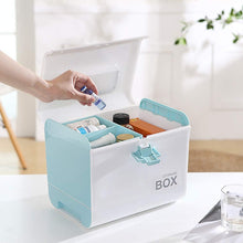 Load image into Gallery viewer, Multifunctional Medicine Chest Medicine Storage First Aid Kit Medicine Box for Household Purple
