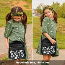 Load image into Gallery viewer, Small Crossbody Purse for Teen Girls and Women, Daisy-Black, Small
