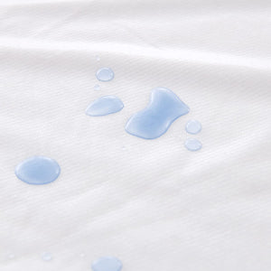Luxurious Cotton Terry Towelling Waterproof Mattress Protector Moisture Absorbent Breathable Soft Polypropylene Layer Rustle Free Purafresh Treated Fibres - Single Bed (91Cmx190Cm)
