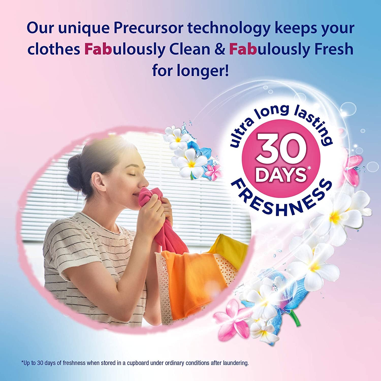 Fresh Blossoms, Laundry Detergent Washing Powder, 4 Kilograms