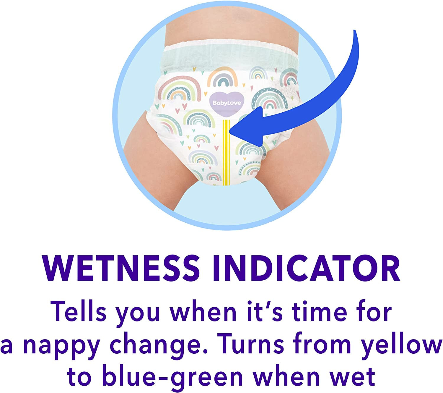 Babylove 216 Piece (3 Pack X 72) 1 Month Supply Premium Cosifit Nappies Size 3 Crawler 6-11Kg