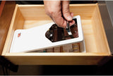 -Lock Box to Secure Prescription Medication-Fits inside Medicine Cabinets/Vanity Drawer, White