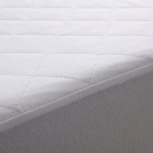 Cotton Quilted Waterproof Mattress Protector Child-Friendly Breathable Laminated Waterproof Layer Rustle Free Purafresh Treated & Antimicrobial Protection - Queen Bed (152Cmx203Cm+45)