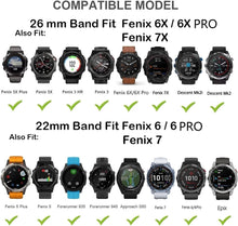 Load image into Gallery viewer, Stretchy Solo Loop Strap for Garmin Tactix Delta Strap 26Mm Elastic Nylon Braided Watchbands (Color : B, Size : 26MM)
