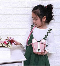 Load image into Gallery viewer, Cute Fashionable Handbag Shoulder Bags Small Coin Purse Crossbody Bags PU Leather for Children Kids Girls Toddler Baby Girls Little Girls Pink-Dog
