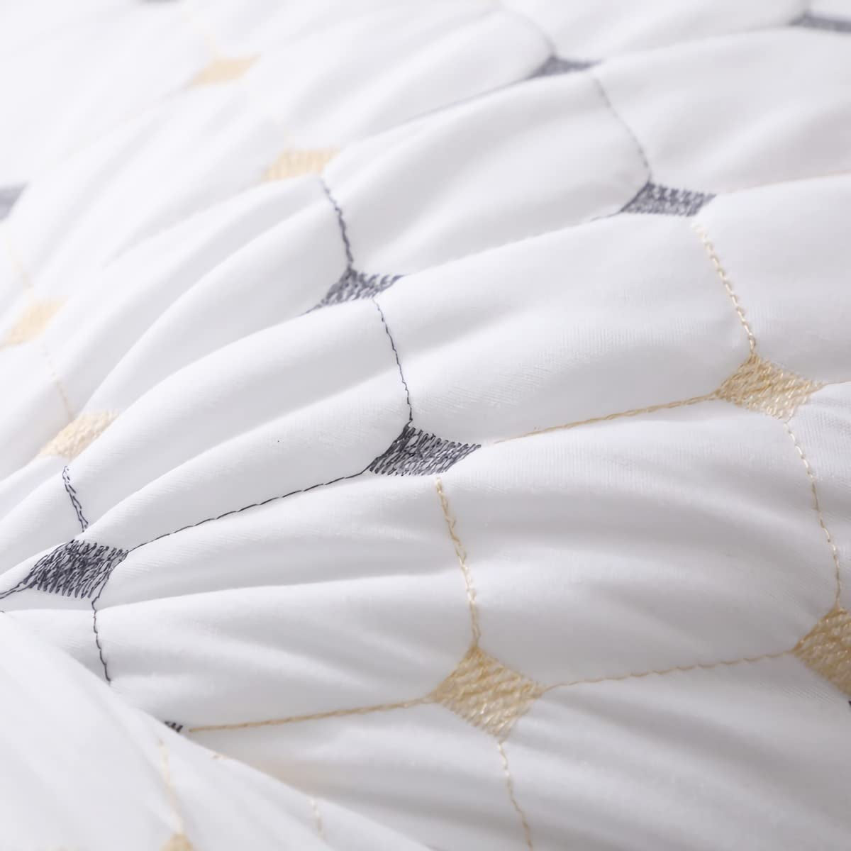 Hotel Quality Pillows, Checked, Ultra Plush Soft, Bed Pillows for Sleeping, Twin Pack