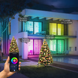 Smart LED Wifi Bulb  E14 4.5W RGBCW LED Lamp Bulb Dimmable Light Bulb Color Changeable, Compatible with Alexa, Google Home No Hub Required （1 Pack,Globe)
