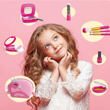 Load image into Gallery viewer, Makeup Kit for Girls, 9 Pcs Pretend Makeup Play Set with Unicorn Cosmetic Bag, Dress up Purse Little Girls Toss for 3 4 5 6 7 8 9 10 Years Old Children Birthday Gifts
