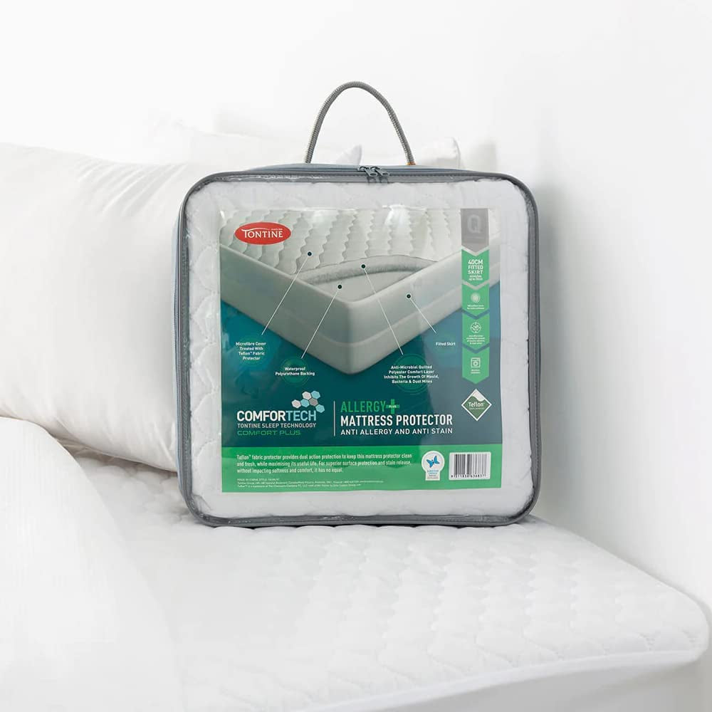Comfortech Comfort plus Queen Bed anti Allergy Mattress Protector