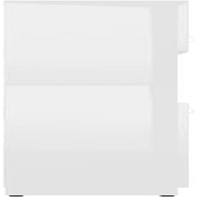 Load image into Gallery viewer, Bathroom Cabinet Home Laundry Room Rack Washroom Organiser Cupboard Storage Cabinet Furniture High Gloss White Engineered Wood

