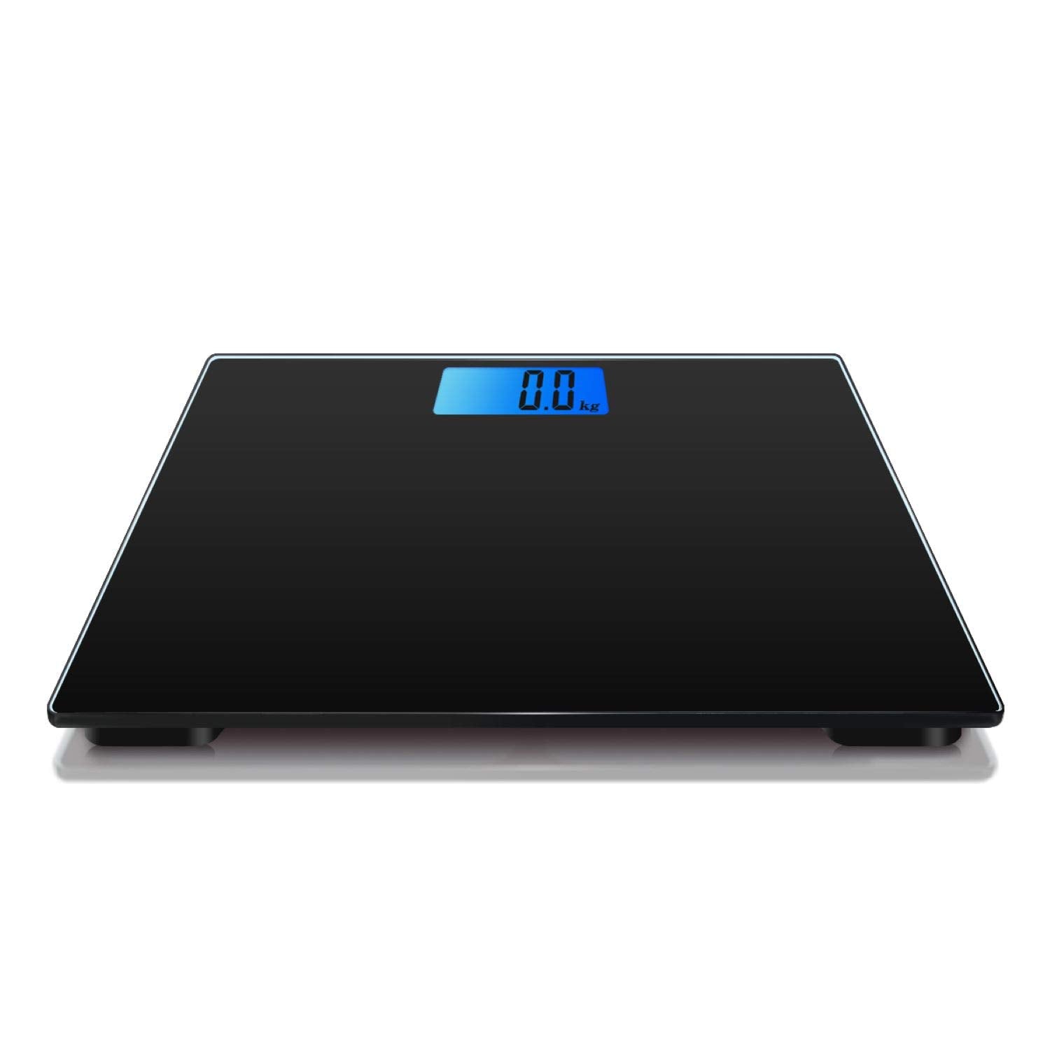 Digital Electronic Bathroom Scale Bath Scales Body Weight 180KG Backlit Display 28X28Cm Platform Weight Management…