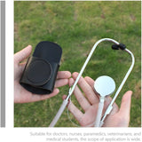 Leather Stethoscope Holder with Clip Hip Clip Holster for Physicians Nurses Medicals Nursing Students
