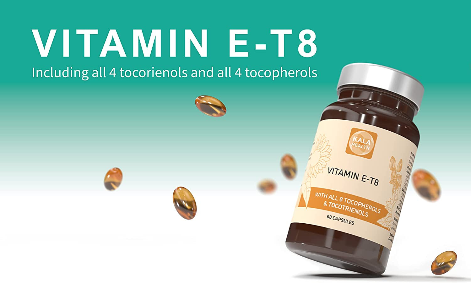 Unique Formula with All 8 Tocopherols and Tocotrienols Vitamin E– 400 IU Contains No Pah’S, Heavy Metals, Contaminants or Preservatives - Certified Sustainable - Hair, Scars and Skin