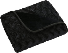 Load image into Gallery viewer, Luxurious Faux Fur 500GSM Electric Heated Coral Fleece Throw Rug Snuggle Blanket Reversible Adjustable 9 Heat Settings with LED Display Detachable Controller - 160X120Cm (Charcoal)
