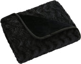 Luxurious Faux Fur 500GSM Electric Heated Coral Fleece Throw Rug Snuggle Blanket Reversible Adjustable 9 Heat Settings with LED Display Detachable Controller - 160X120Cm (Charcoal)