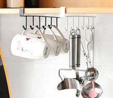 Load image into Gallery viewer, Aeixlum-2Pcs Mug Holder,Coffee Cup Holder for Kitchen,Kitchen Utensil Storage Hook,Fit for 1 Inch Thickness Shelf or Less. (White)
