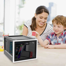 Load image into Gallery viewer, Lockable Box Large Capacity, Locking Box for Medicines, Premium Material Lockable Storage Bin Organizer Box for Fridge Food/Snacks/Phone/Tablet Jail(Black)
