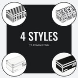 Locking Medicine Storage Box, 3.75 X 11.88 X 5.25 Inches, Black (VZ03480)
