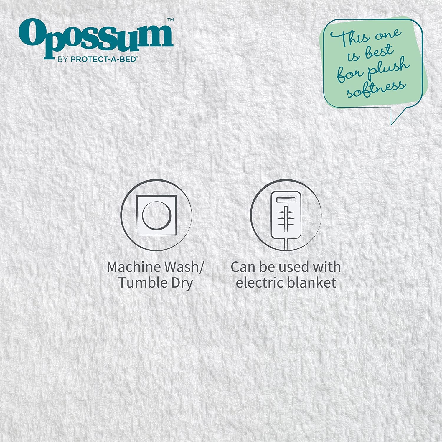 Soft Plush Waterproof Fitted Mattress Protector with Bonus Pillow Protectors, Queen Bed Size