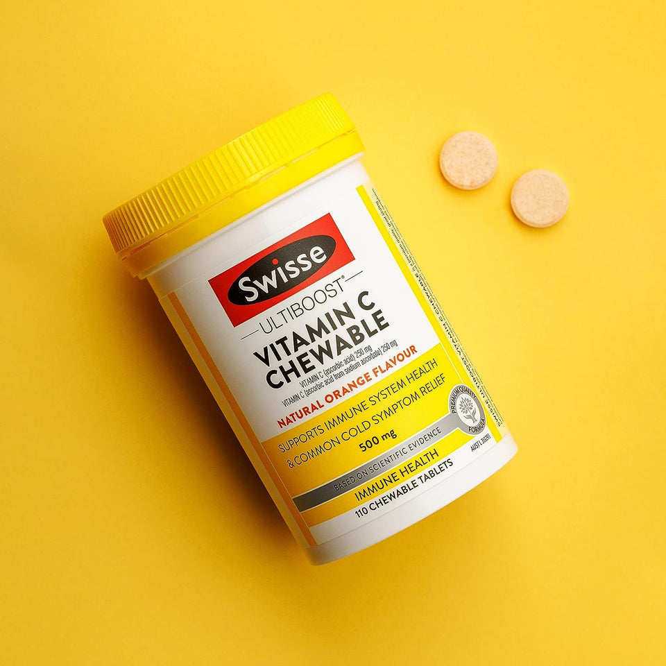 Ultiboost Vitamin C Chewable | Suppots Immune System Health | 110 Tablets