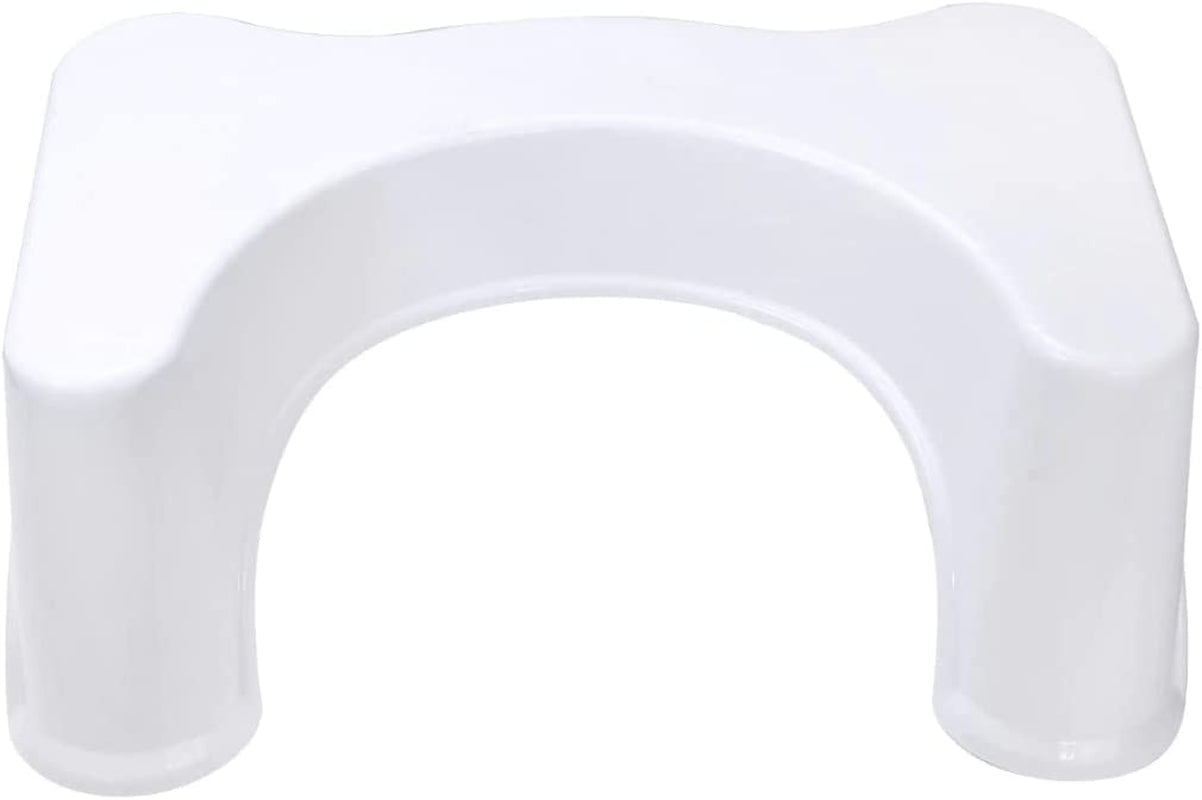 Bathroom Toilet Stool, Foot Step Stool, Footstools, for Constipation Piles Relief Foot Stool - Anti-Slip Bathroom Accessories (Light Grey)