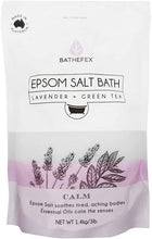 Load image into Gallery viewer, Bathefex Lavender and Green Tea Epsom Salt Bath, 1.4Kg
