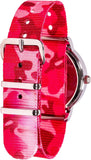 Learn the Time Past/To Girls Watch Pink Camo #ERW-WP-PT-PC