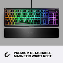 Load image into Gallery viewer, Apex 3 Whisper Quiet IP32 Water &amp; Dust-Resistant Gaming Keyboard - Prism 10-Zone RGB Illumination - Premium Magnetic Wrist Rest
