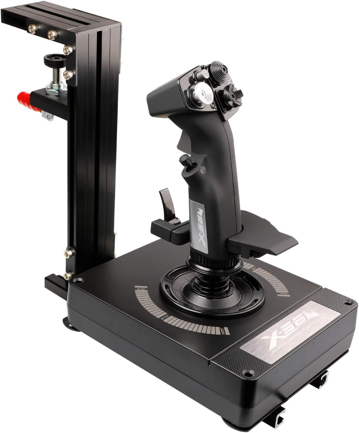 the Desk Mount for the Flight Sim Game Joystick, Throttle and Hotas Systems. Fit Almost All of the Flight Sim Game Joystick Controllers (Game Devices Not Included) - Black