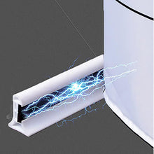 Load image into Gallery viewer, Collapsible Shower Water Dam Threshold Bathroom Water Stopper Flood Barrier Silicone Water Dam inside Dry and Wet Separation for Sink or Shower with Magnetic Strip,160Cm
