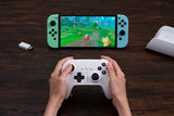 Ultimate Bluetooth Controller with Charging Dock, Bluetooth Controller for Switch and Windows (White)