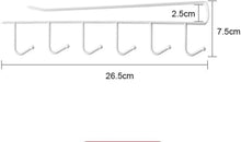 Load image into Gallery viewer, Aeixlum-2Pcs Mug Holder,Coffee Cup Holder for Kitchen,Kitchen Utensil Storage Hook,Fit for 1 Inch Thickness Shelf or Less. (White)
