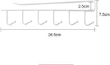 Aeixlum-2Pcs Mug Holder,Coffee Cup Holder for Kitchen,Kitchen Utensil Storage Hook,Fit for 1 Inch Thickness Shelf or Less. (White)