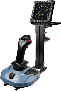 the Desk Mount for the Flight Sim Game Joystick, Throttle and Hotas Systems. Fit Almost All of the Flight Sim Game Joystick Controllers (Game Devices Not Included) - Black