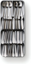 Load image into Gallery viewer, Dream Drawers 2-Piece Drawer Organisation Set with Large Cutlery Organiser and Knife Organiser - Grey
