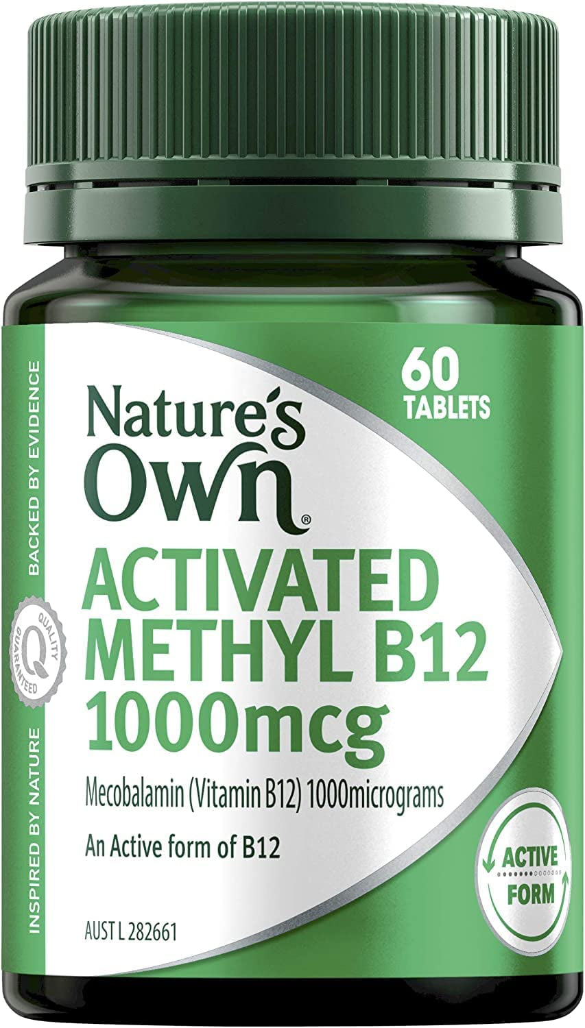 Activated Methyl B12 1000Mcg with Vitamin B for Energy - 60 Mini Tablets