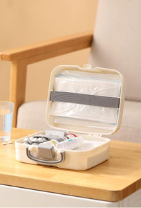 Family Large Capacity Medicine Cabinet, Easy Carry Medicine Case for Home Travel