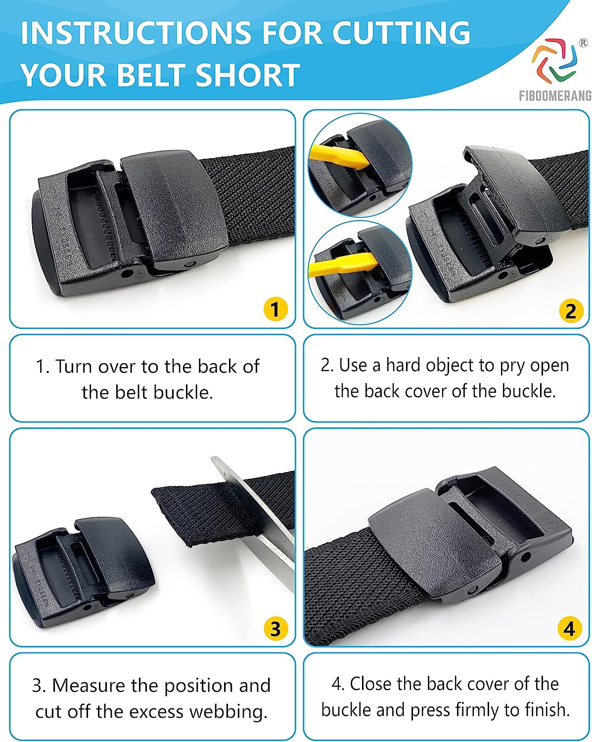 Mens Belt,  Tactical Belt for Mens Jeans, Heavy Duty Belt with Stretch Nylon Web and YKK Plastic Buckle, Width 1.5" Length 53"