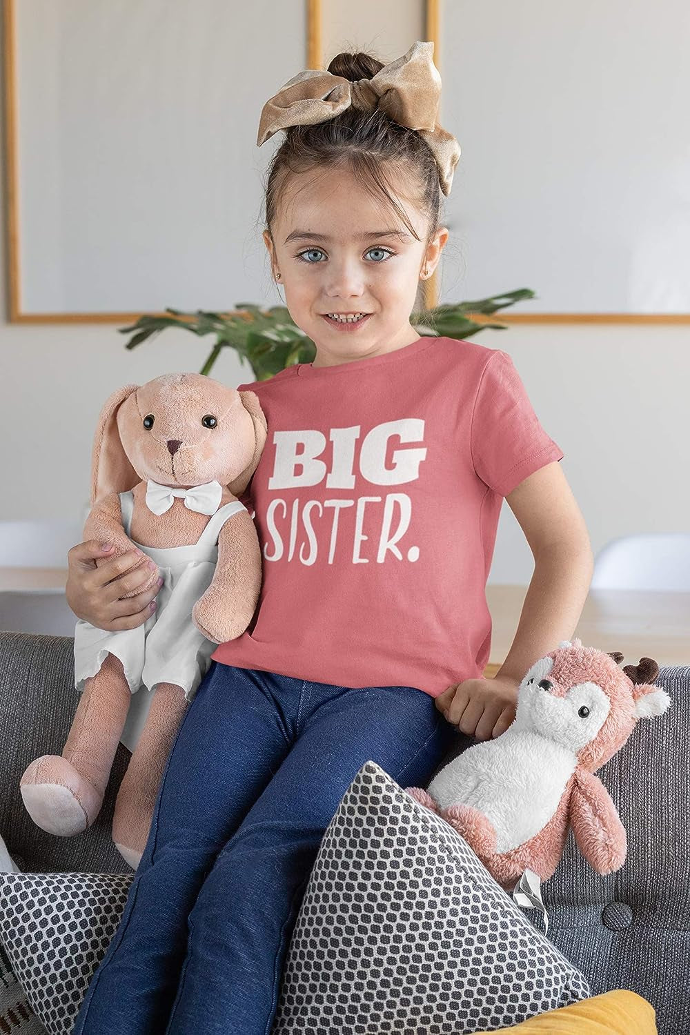 Big Sister Shirt Big Sister Announcement Toddler Shirts Promoted to Girls Outfit