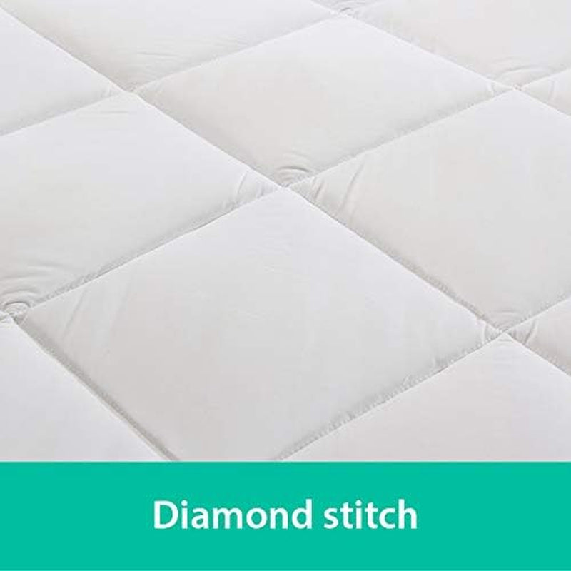 350/500/700GSM All Size Australian Wool Quilt Doona Duvet down Summer Winter (500GSM, King)