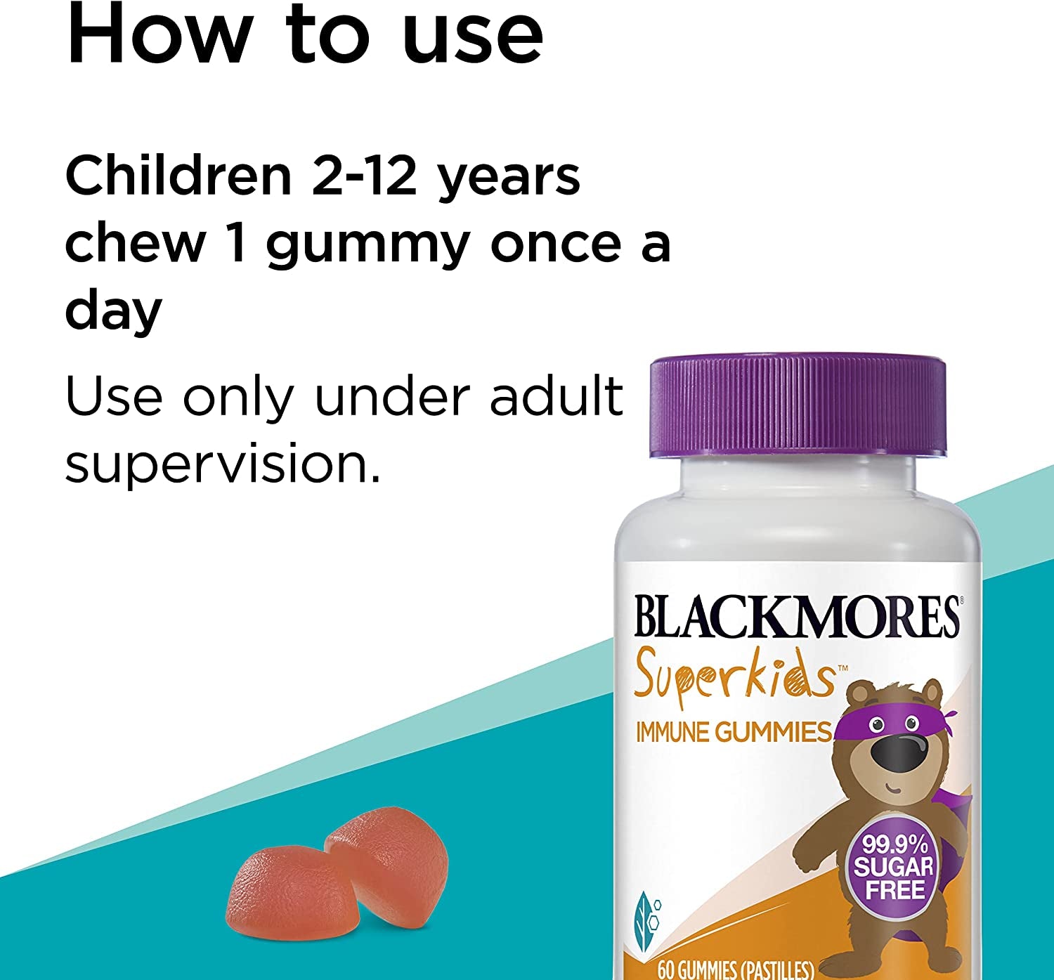 Superkids Immune Gummies (60)