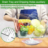 Clear Stackable Fridge Organiser Bins with Lids, Large Size Plastic Food Storage Containers for Fruit & Vegetable Storage, Kitchen Storage & Organisation (10 Pack-Tall)