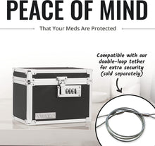 Load image into Gallery viewer, Medicine Lock Box W/Combination Lock - 5 X 7 X 5&quot; Cabinet Safe, Black
