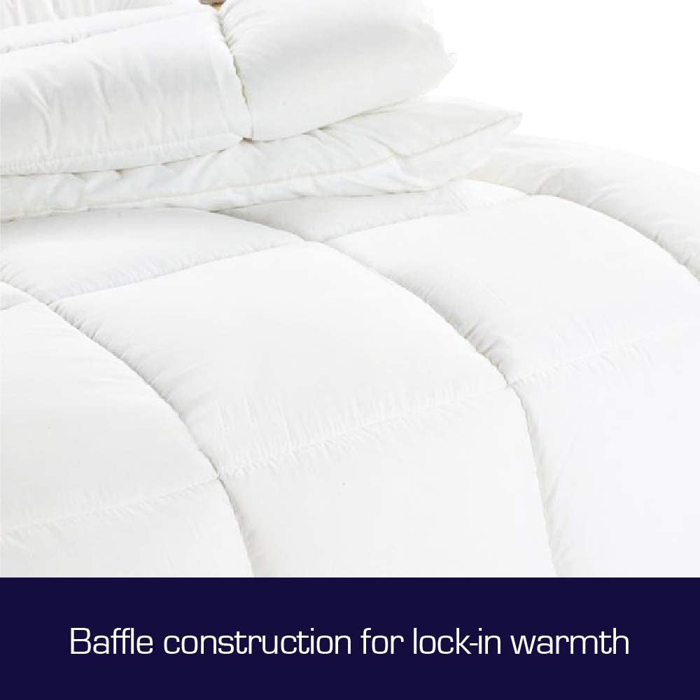 800GSM Ultra Warm Winter Microfibre Quilt/Doona/Duvet (Queen)
